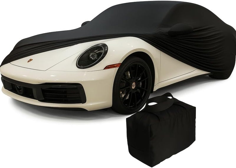 SR1 Performance Ultraguard Stretch Satin Indoor Car Cover for 2012-2023 Porsche 911, Cayman & Boxster - Image 1