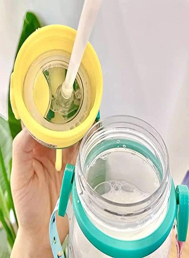 TEMSON Cartoon Design Kids Water Bottle For Kids, Anti-Leak Sipper Bottle For Kids (GBT-863)(Green) - Image 2
