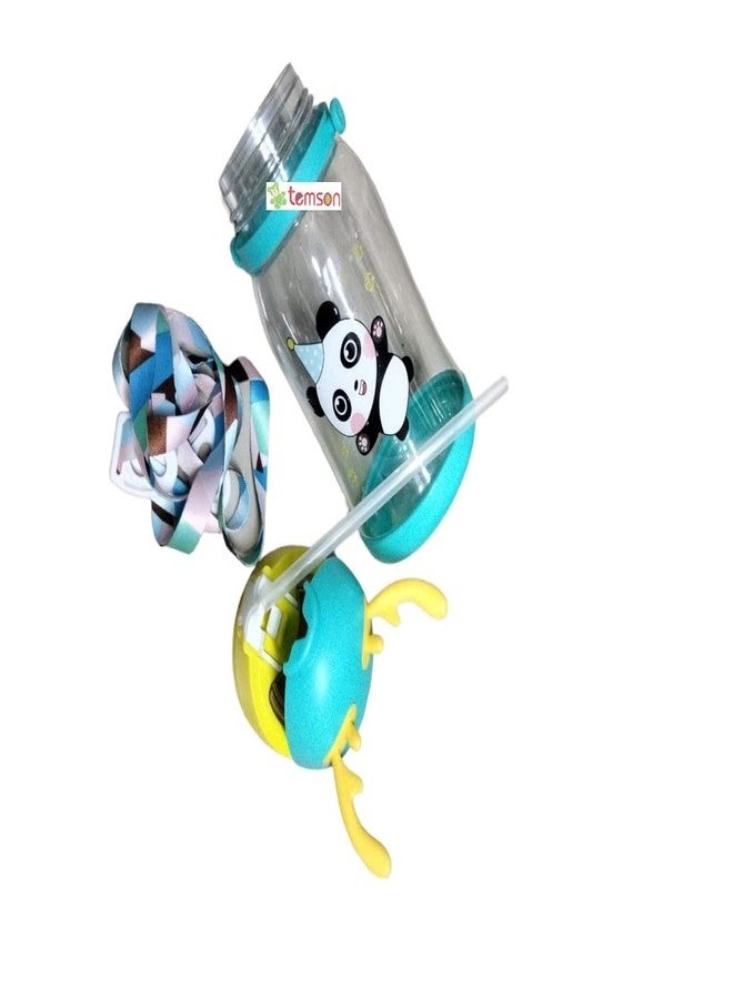 TEMSON Cartoon Design Kids Water Bottle For Kids, Anti-Leak Sipper Bottle For Kids (GBT-863)(Green) - Image 5