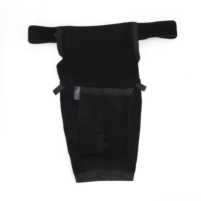 Urine Leg Bag Holder Size L Waist Belt Design - Removable Connection Strap Drainage Bag Holder with Concealed Catheter Bag Cover for Incontinence Patients Home Hospital Outdoor Use - Image 1