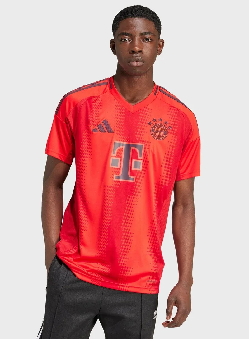 adidas قمصان كرة قدم رجالية حمراء