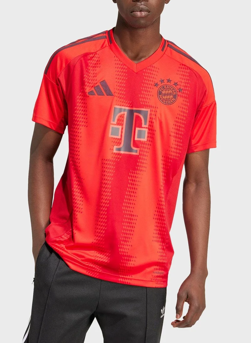 adidas قمصان كرة قدم رجالية حمراء