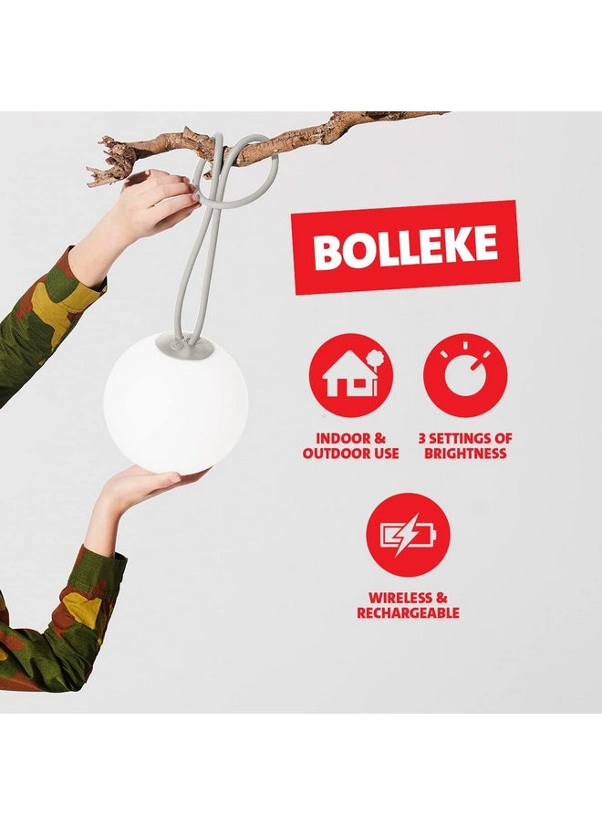 Fatboy Fatboy Bolleke Rechargeable Indoor/Outdoor LED, Light Grey  - Image 4