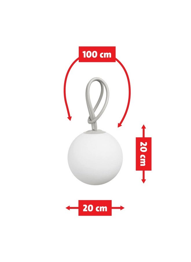 Fatboy Fatboy Bolleke Rechargeable Indoor/Outdoor LED, Light Grey  - Image 5