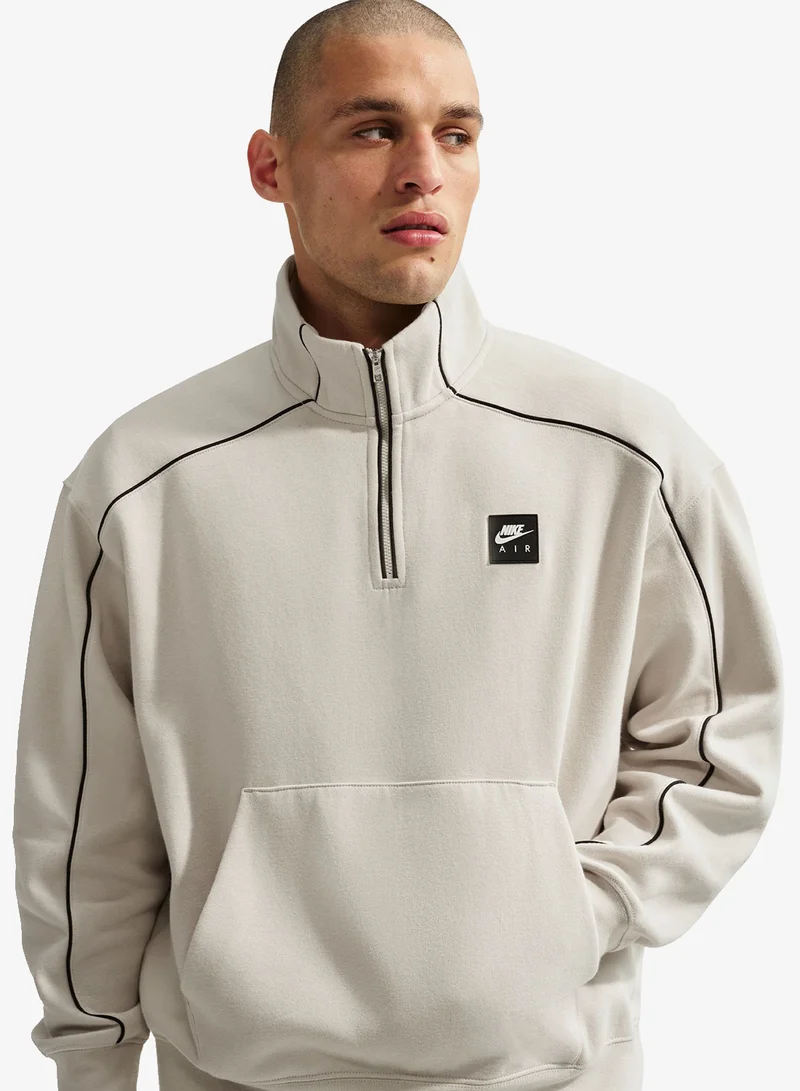 Nike Air Basketball Fleece Quarter-Zip Sweatshirt