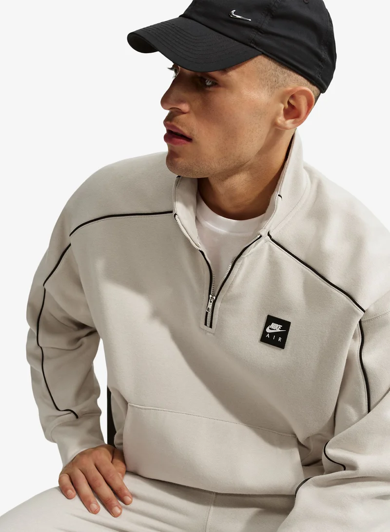 Nike Air Basketball Fleece Quarter-Zip Sweatshirt