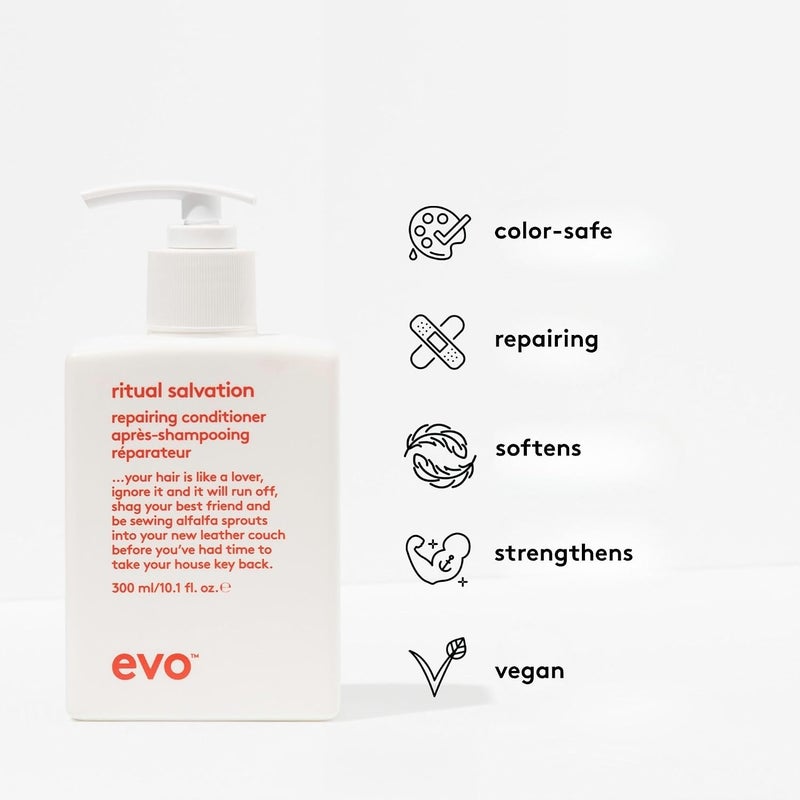 Evo Ritual Salvation Repairing Conditioner 300ml/101oz - Image 3