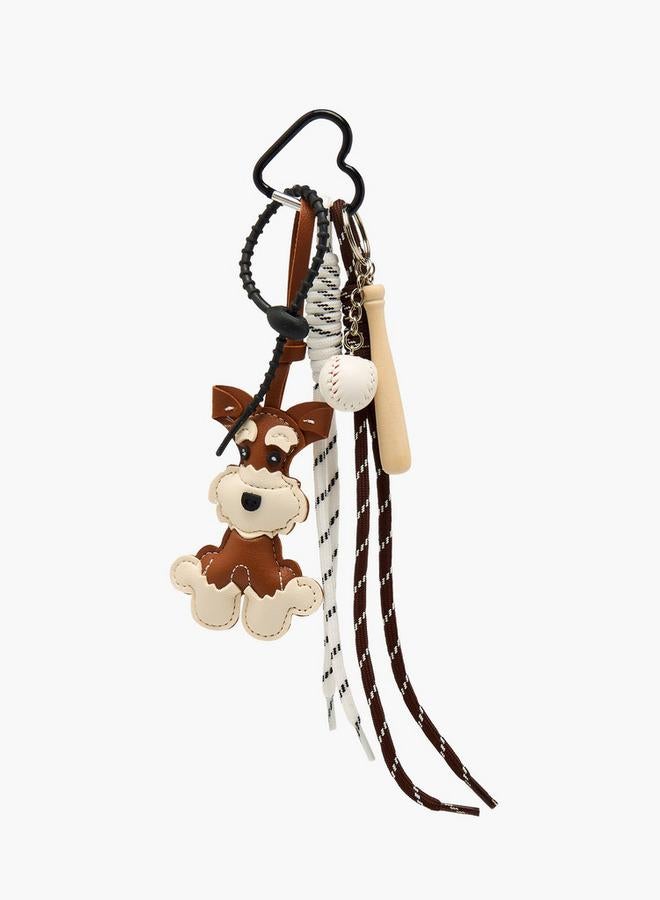 Flora Bella By Shoexpress Flora Bella Baseball Dog Charm Keychain - Image 1