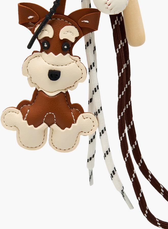 Flora Bella By Shoexpress Flora Bella Baseball Dog Charm Keychain - Image 3