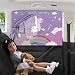EOHMAK Car Sun Shade for Baby EOHMAK Car Side Window Sun Shade Cover Upgrade Double Opening Car Interior Curtain Sun Blocker Blind Unicorn 1 Pack - Image 2