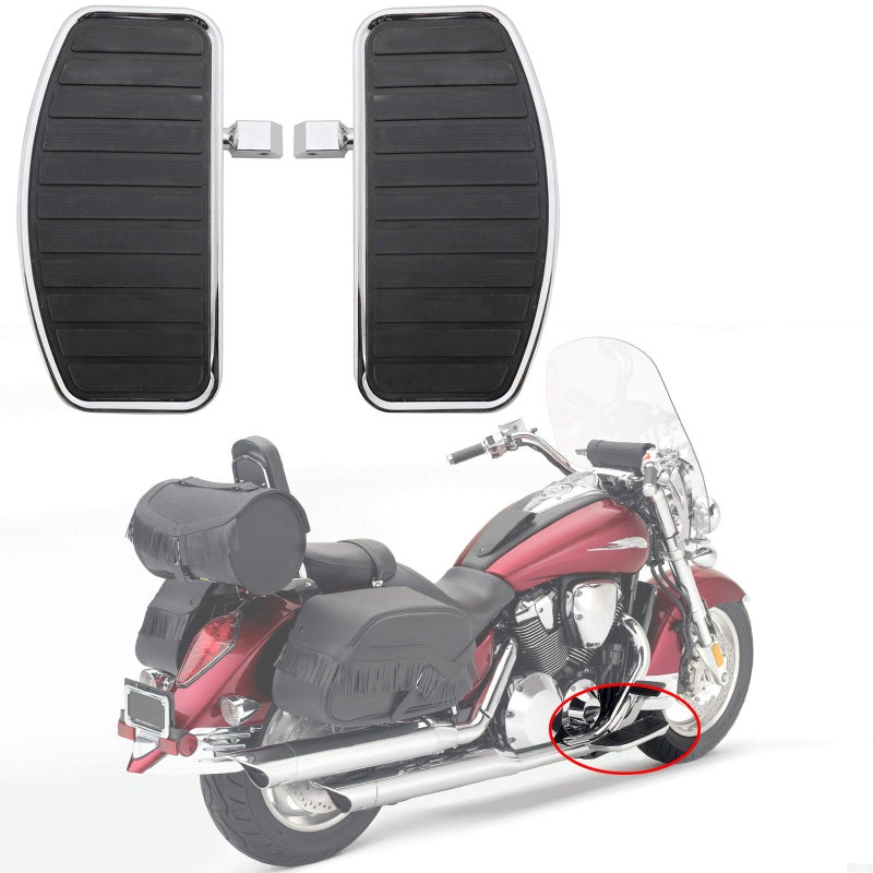 لوحات القدم الأمامية والخلفية للدراجات النارية من Areyourshop ل HONDA Shadow 750 2015 SHADOW VT400 19972003 STEED VLX400 VT600 19922007 فقط للنماذج التي تحتوي على ثقب دبوس بحجم 6 مم