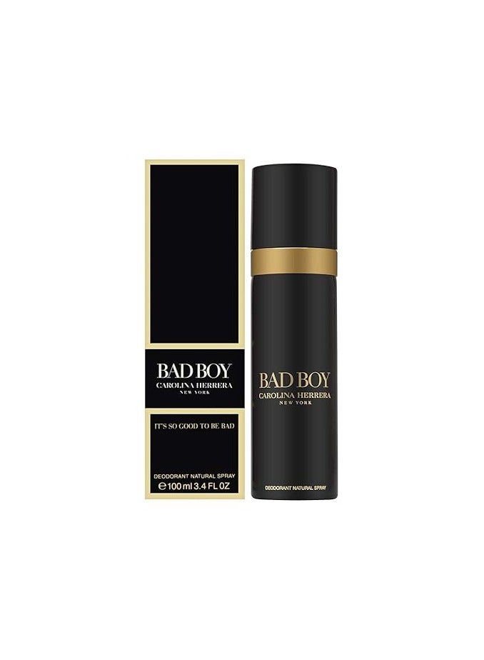 CAROLINA HERRERA Carolina Herrera Bad Boy Deodorant Spray for Him 100ml - Image 3