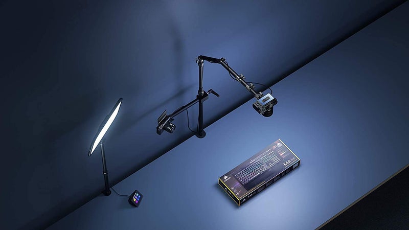 Elgato Solid Arm, Holding Arm with Padded Clamp for easy Mounting and Adjusting of Lights, Cameras, and Microphones, for Streaming, Videoconferencing, and Studios - Image 2