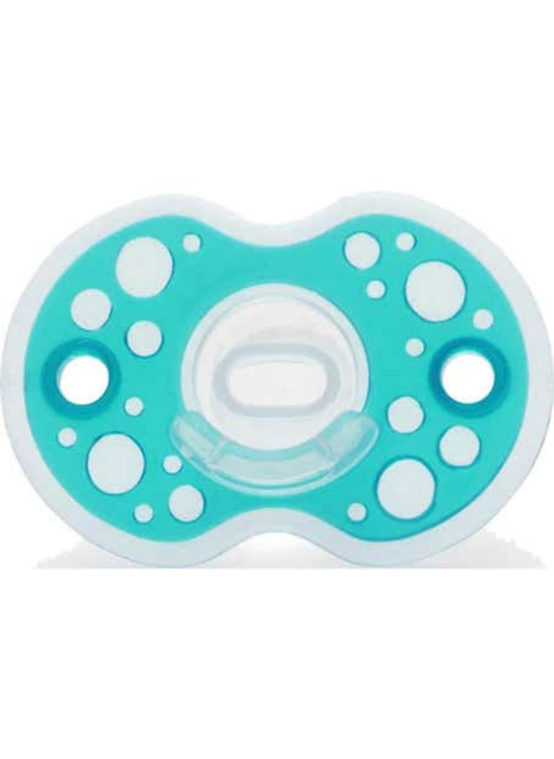 Brother Max Silicone Cherry Soother 0 6M Blue