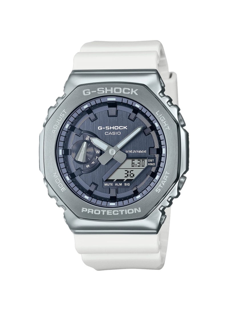 Casio G-Shock Watch - GM-2100WS-7ADR Grey Dial, White Band - Image 1