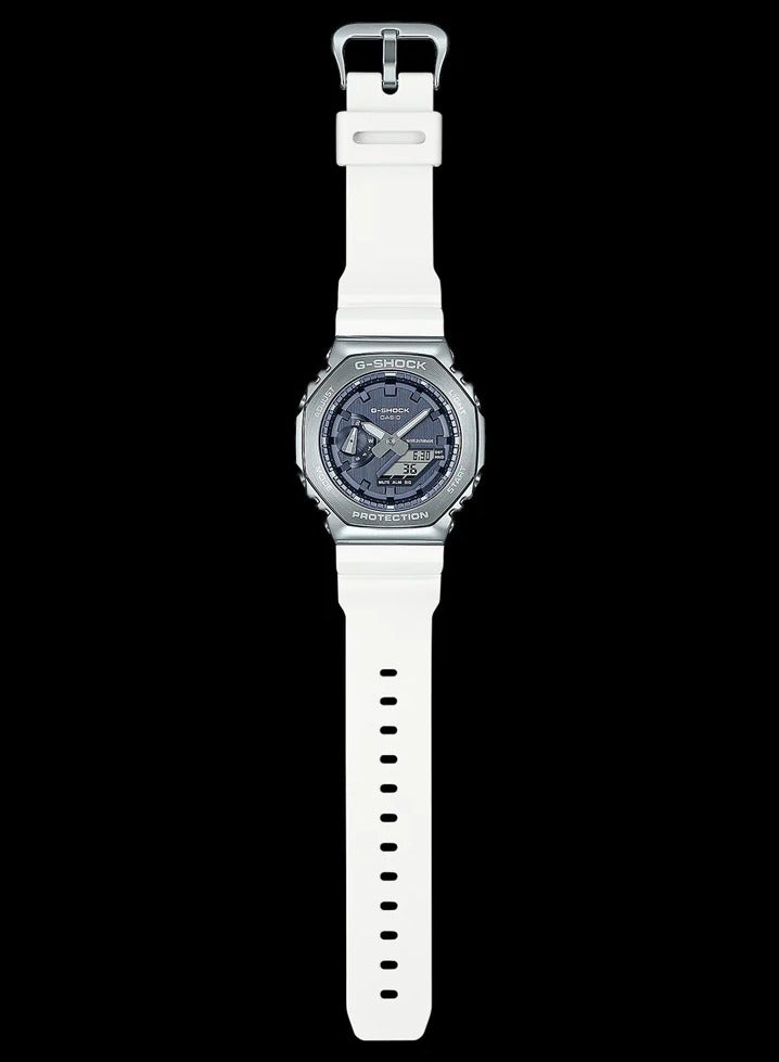 Casio G-Shock Watch - GM-2100WS-7ADR Grey Dial, White Band - Image 2