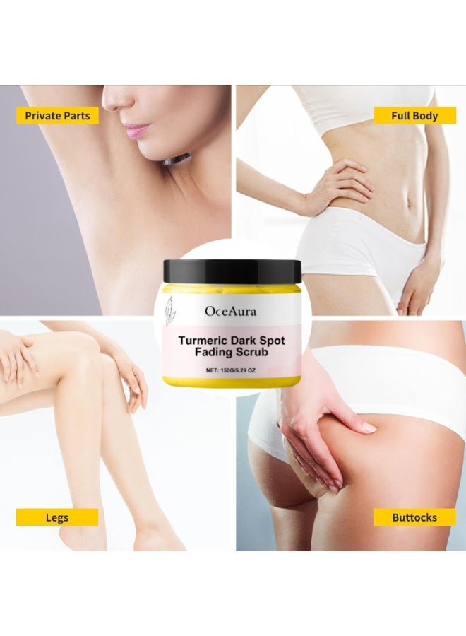  اوساورا الكركم تقشير فرك للجسم، بيكيني، تحت الذراعين، الكركم الجسم فرك لتقشير، البقع المظلمة والإضاءة - Image 2
