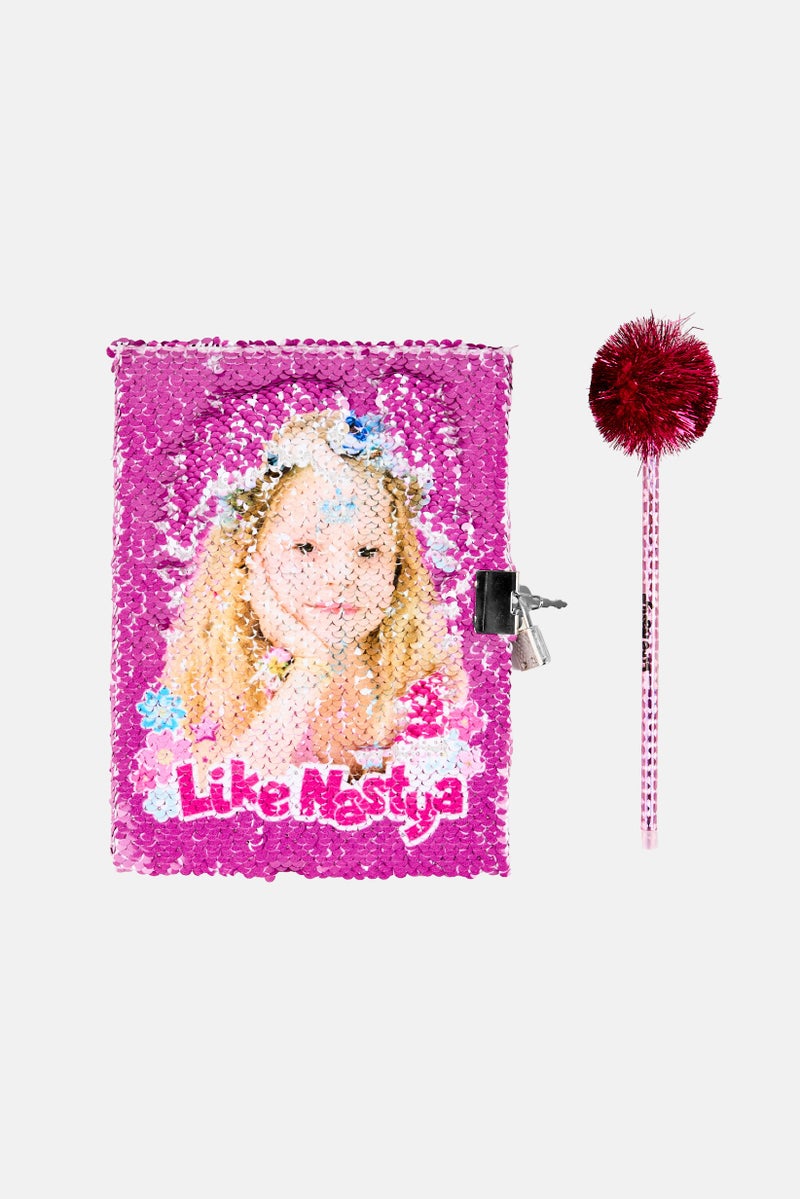 Like Nastya Secret Sequin Notebook - Image 3