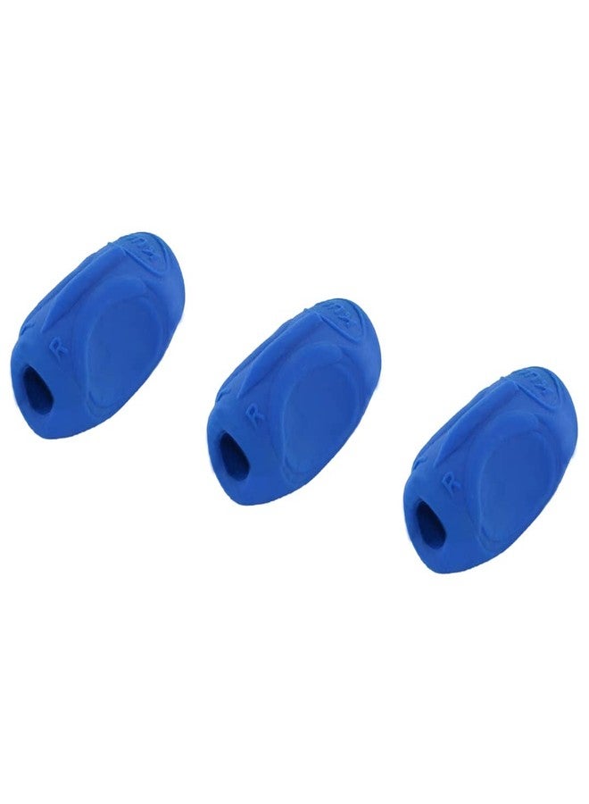 Kum AZ4060026-B - Writing Aid Sattler Grip A7, Pack of 3, Blue, Pen Holder for Right and Left-Handed Users - Image 1