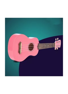 Mike Music 21inch ukulele with  Bag, Strap, Pick, and Extra Strings (Pink)  - Image 5