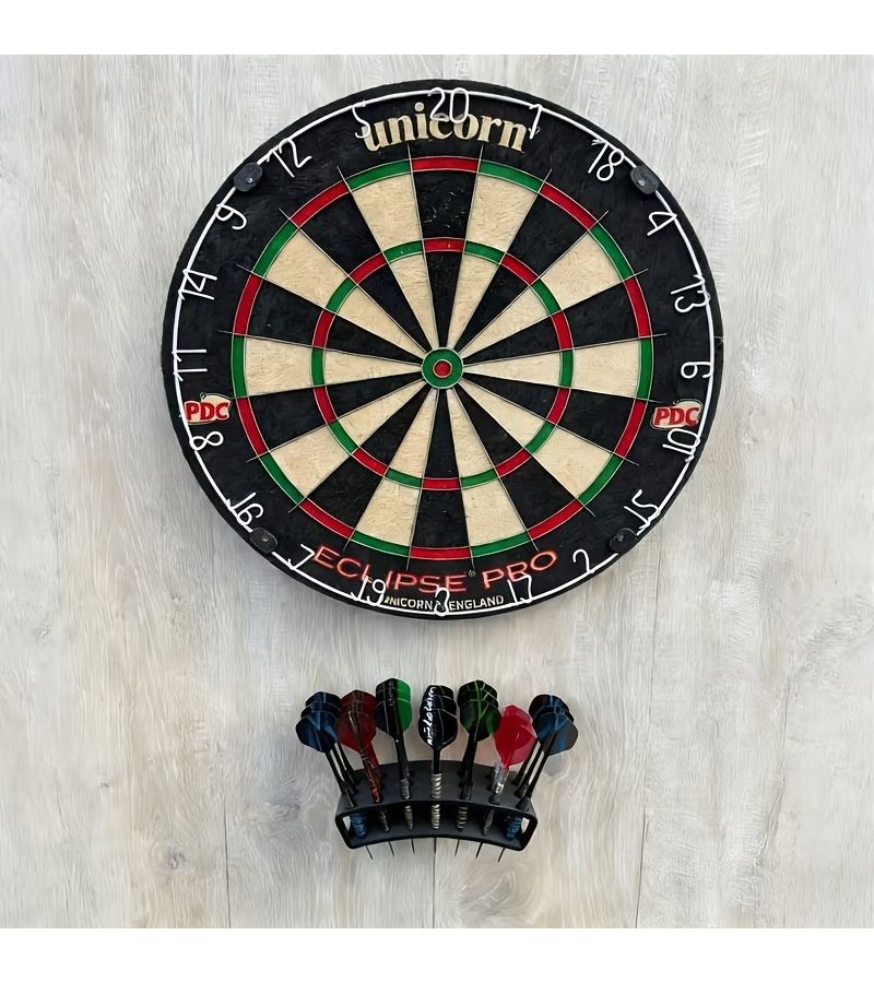 21 Slot Dart Holder Black Large Capacity Wall Mounted Storage Stand Organizer - Image 4