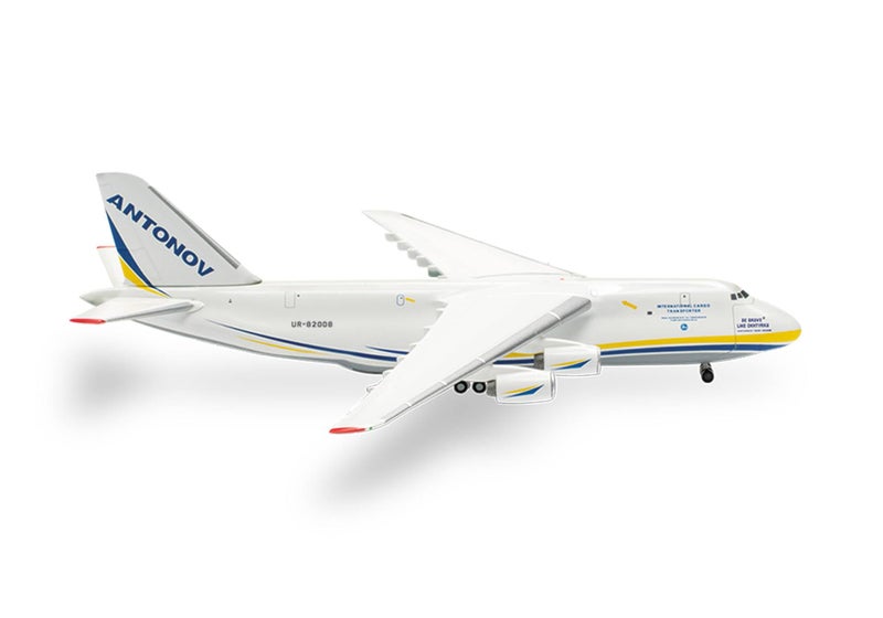 herpa 526777-005 Airlines Antonov AN-124 Be Brave Like Okhtyrka Miniature 1:500 Scale Collectible Model without Base Metal Miniature Model Multi-Coloured