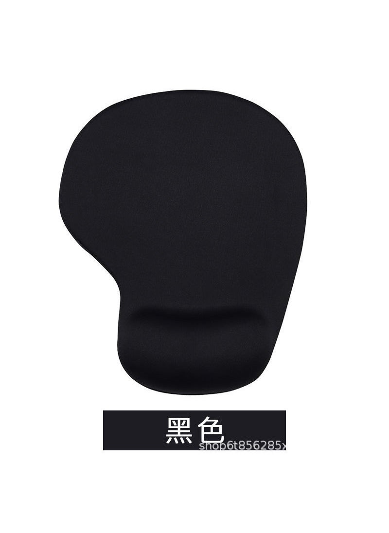 Small Silicone Computer Game Wrist Rest Mouse Pad Solid Color Hand Wrist Support Cushion Simple Comfortable Rest Mouse Pad Black