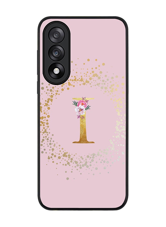 Stylizedd For OnePlus Nord 5 / Ace 5 Ultra Case,Slim fit Camera Protection, Shockproof Thin Phone cover  - Custom Monogram Floral - I  (Pink )