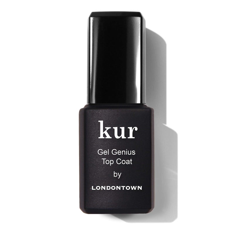 LONDONTOWN Kur Gel Genius Quick Dry Top Coat, Vegan, Cruelty & Paraben Free, Clear, 0.4 Fl Oz, Packaging may vary - Image 1