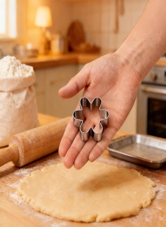 ZADE Mini Easter Cookie Cutters - 17PCS Stainless Steel Easter Cookie Cutters - Chick, Cross, Bunny, Sheep,Butterfly, Sheep,Carrot and More Shapes Biscuit Cutter for Baking and Holiday Treats - Image 4