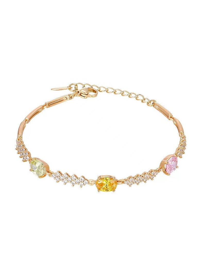 XUPING - European and American Trendy Brands Trendy New Luxury Sparkling Crystal Bracelet - Image 1