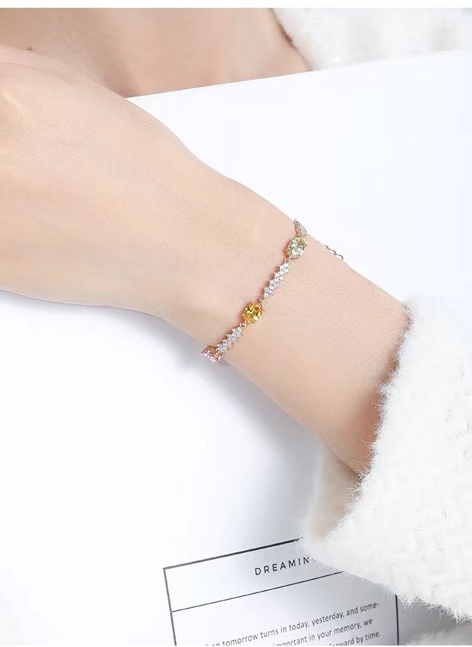 XUPING - European and American Trendy Brands Trendy New Luxury Sparkling Crystal Bracelet - Image 1