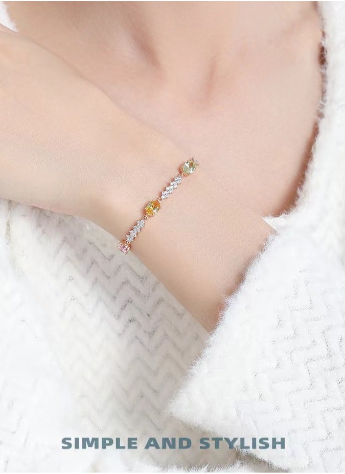 XUPING - European and American Trendy Brands Trendy New Luxury Sparkling Crystal Bracelet - Image 1
