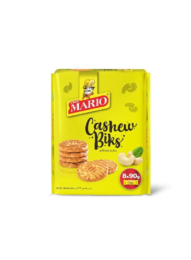 Mario بسكويت كاجو بيكس 720 جرام (8*90 جرام) - Image 5