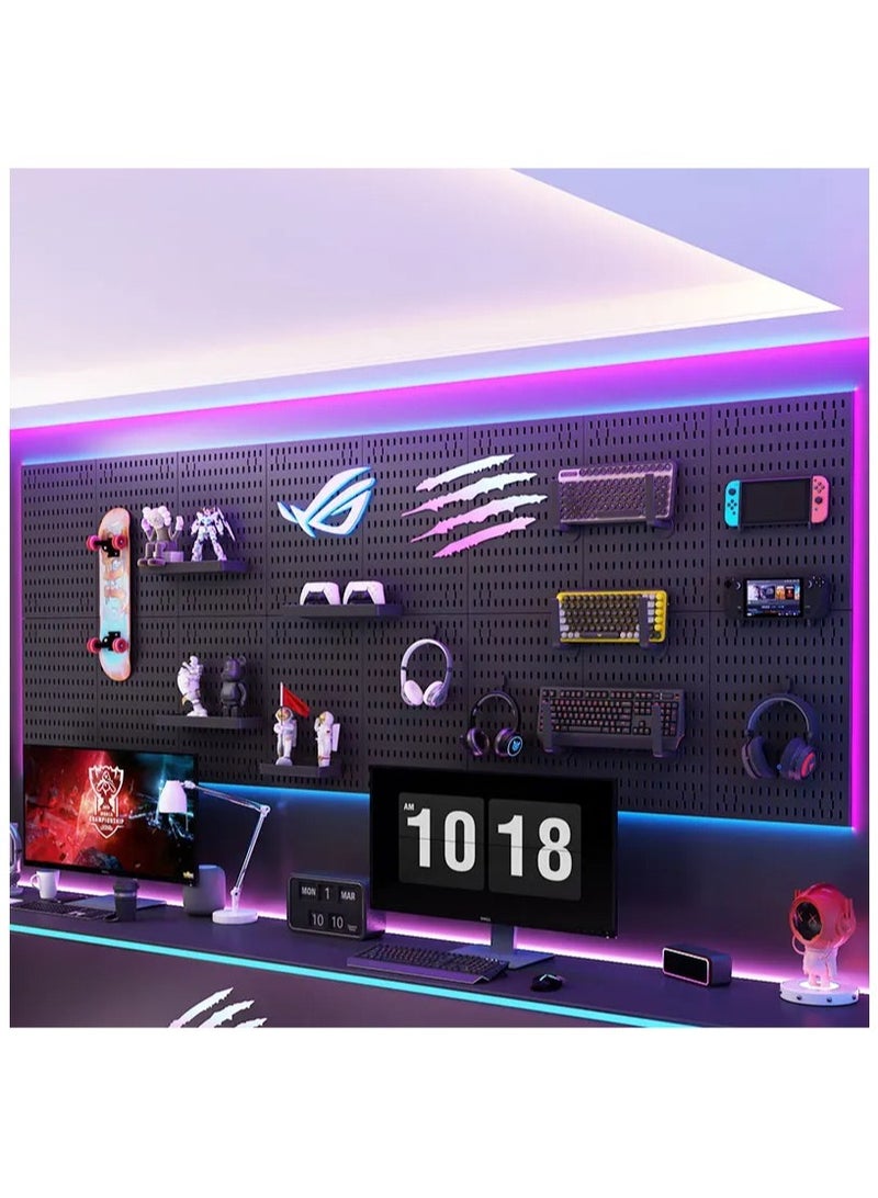 ارواق طقم تخزين بيجبورد مثقوب للتعليق على الحائط، ملحقات بيجبورد للتخطيط بنفسك - Image 4