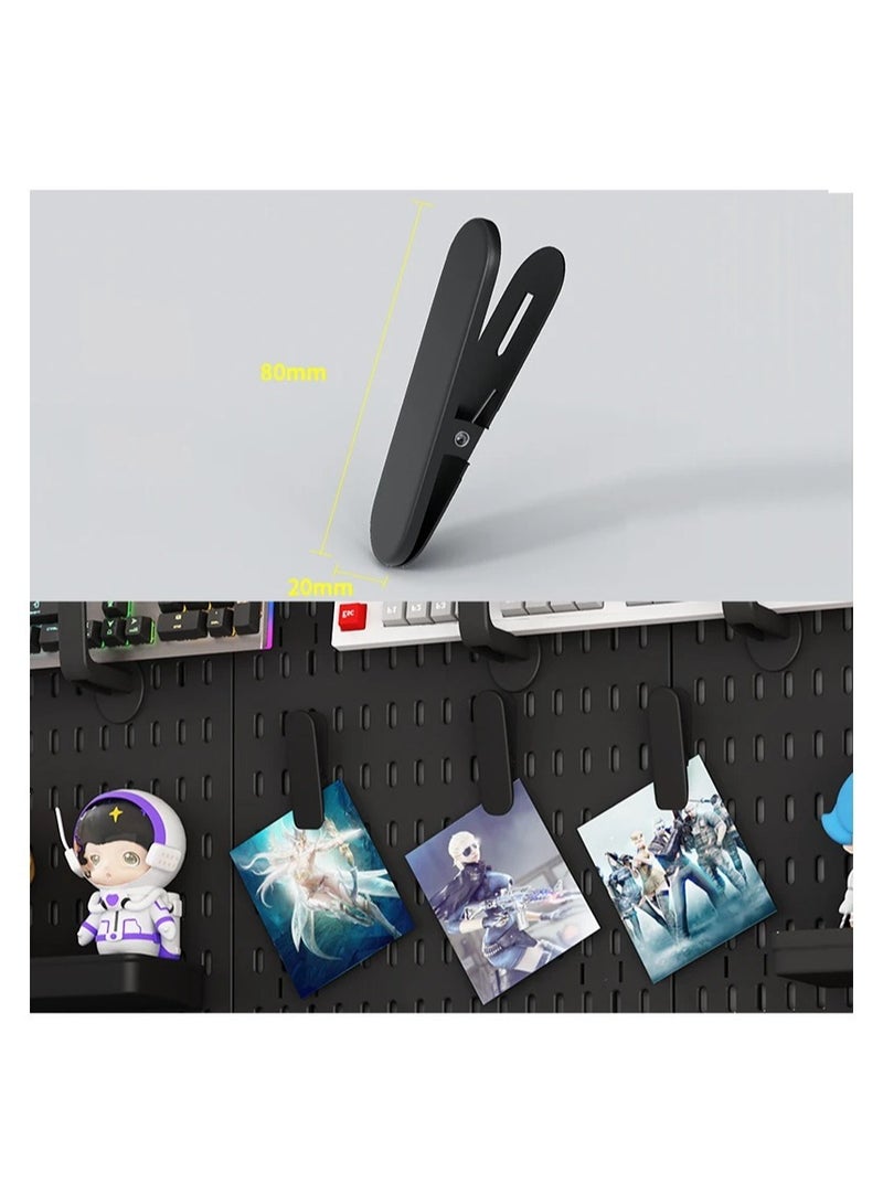 ارواق طقم تخزين بيجبورد مثقوب للتعليق على الحائط، ملحقات بيجبورد للتخطيط بنفسك - Image 1