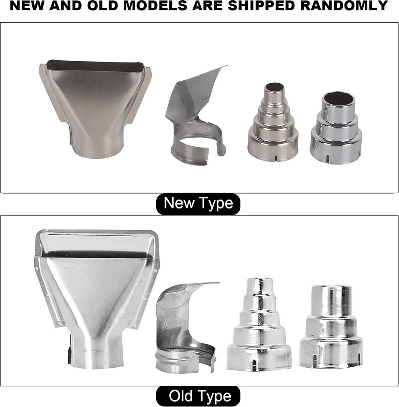 4Pcs Hot Air Accessories, Stainless Steel Nozzles Kit, High Temperature Resistance, for Shrink Wrap Projects, Different Shapes for Artistic Works, Durable - Image 3