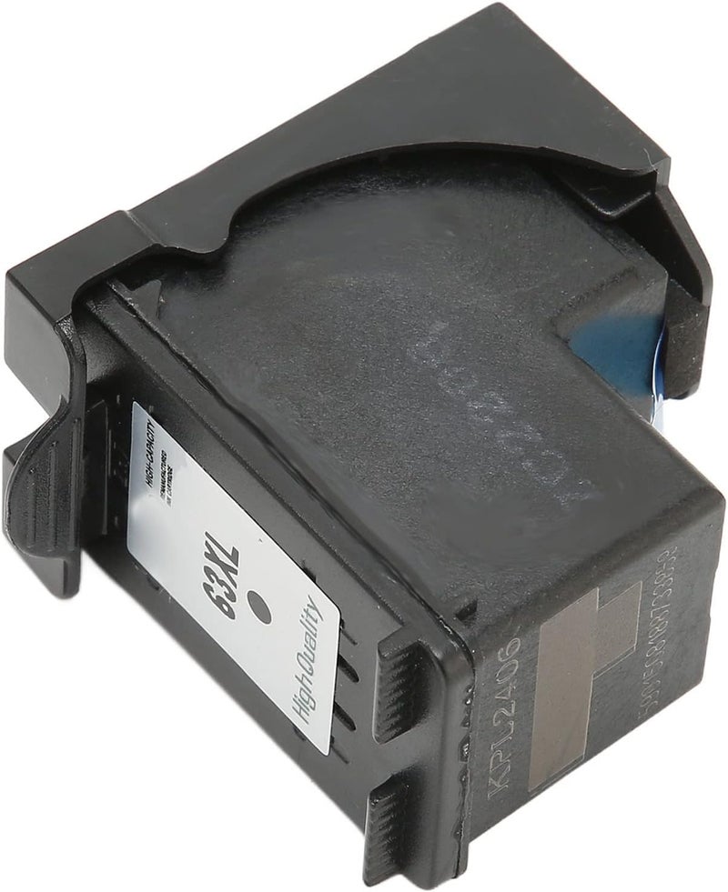 استبدال حبر لطابعات ZJchao Print 4520 4512 4516 OFFICEJET 4650 3830 5255 DESKJET 3634 (لون أسود، حجم H 63XLBK) - Image 1