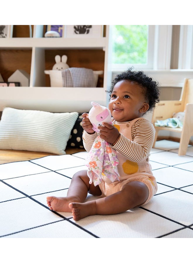 ingenuity ity by Ingenuity - Cozy Lovey, Plush Security Blanket, Stuffed Animal for Babies, Soft Baby Blankie, 0 - 36 months- Deni  - Image 4