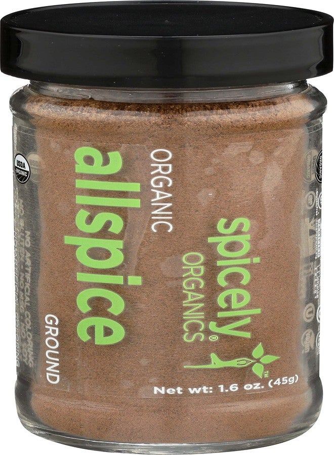 SPICELY Organic Jar Allspice Ground, 1.6 OZ