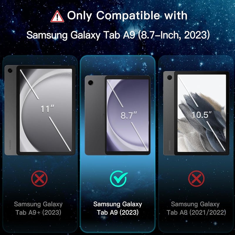 Jetech Screen Protector For Samsung Galaxy Tab A9 8.7-Inch 2023 With Easy Installation Frame, Tempered Glass Film, Hd Clear, 2-Pack - Image 2