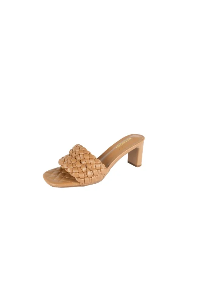 Michelle Morgan 092-2273 Michelle Morgan Ladies Block Heel Sandals 113RC281 Brown 36