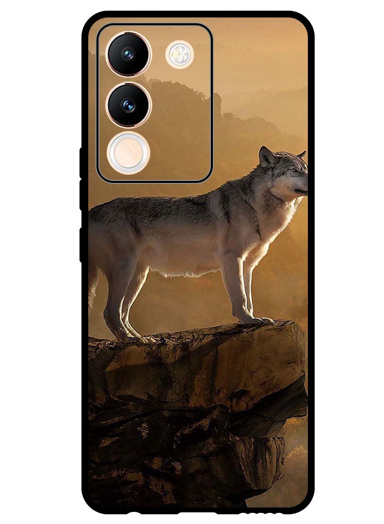 Theodor Protective Case Anti Scratch Shock Proof Bumper Cover For Vivo Y200 Real Wolf - Image 1