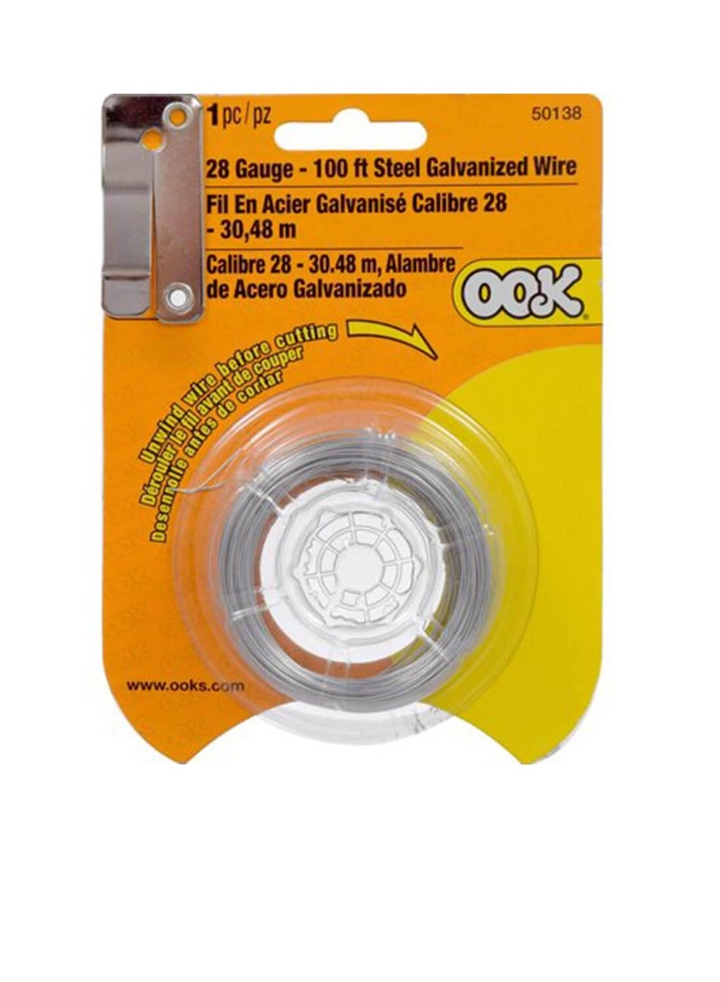 أو أو كيه أسلاك الفولاذ المجلفن ثمانية و عشرونga مائة قدم - Image 2