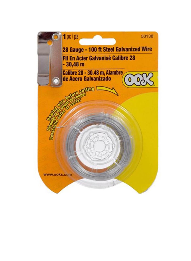 أو أو كيه أسلاك الفولاذ المجلفن ثمانية و عشرونga مائة قدم - Image 3