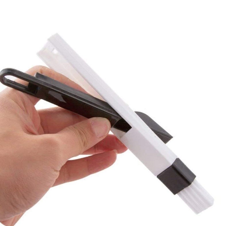 S Cart S Cart Corners Edges Dust Cleaning Brush for Window Frame Keyboard with Mini Dustpan Window Cleaner Brush Pack of 2 Multi Color  - Image 4