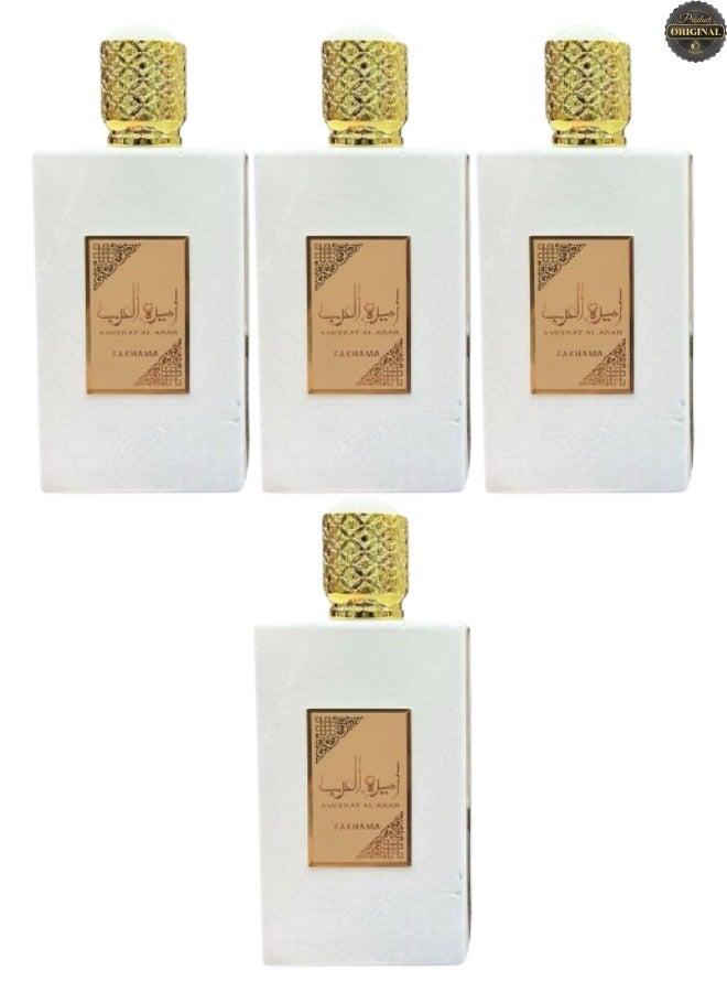 FAKHAMA 4 Pieces Ameerat Al Arab Perfume 100ML - Image 1