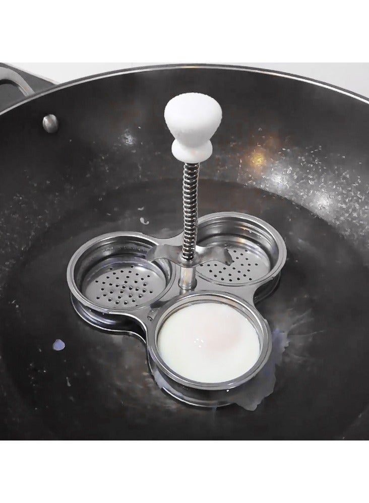 general Stainless Steel Egg Steamer Mold Egg Boiler Tool for Soft Boiled Eggs Poached Eggs Breakfast Cooking - Image 3