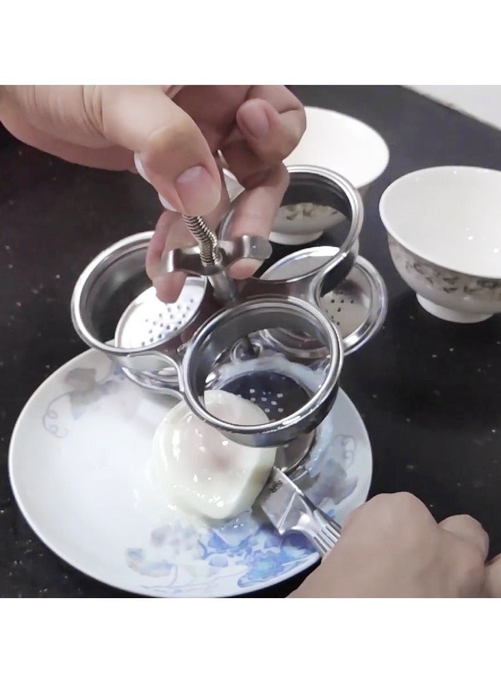 general Stainless Steel Egg Steamer Mold Egg Boiler Tool for Soft Boiled Eggs Poached Eggs Breakfast Cooking - Image 4