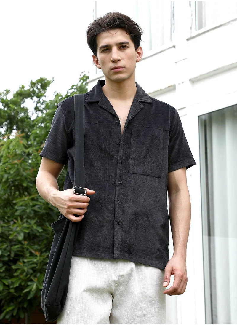 Campus Sutra Men's Slim Fit Cotton Blend Full Sleeve Shirt